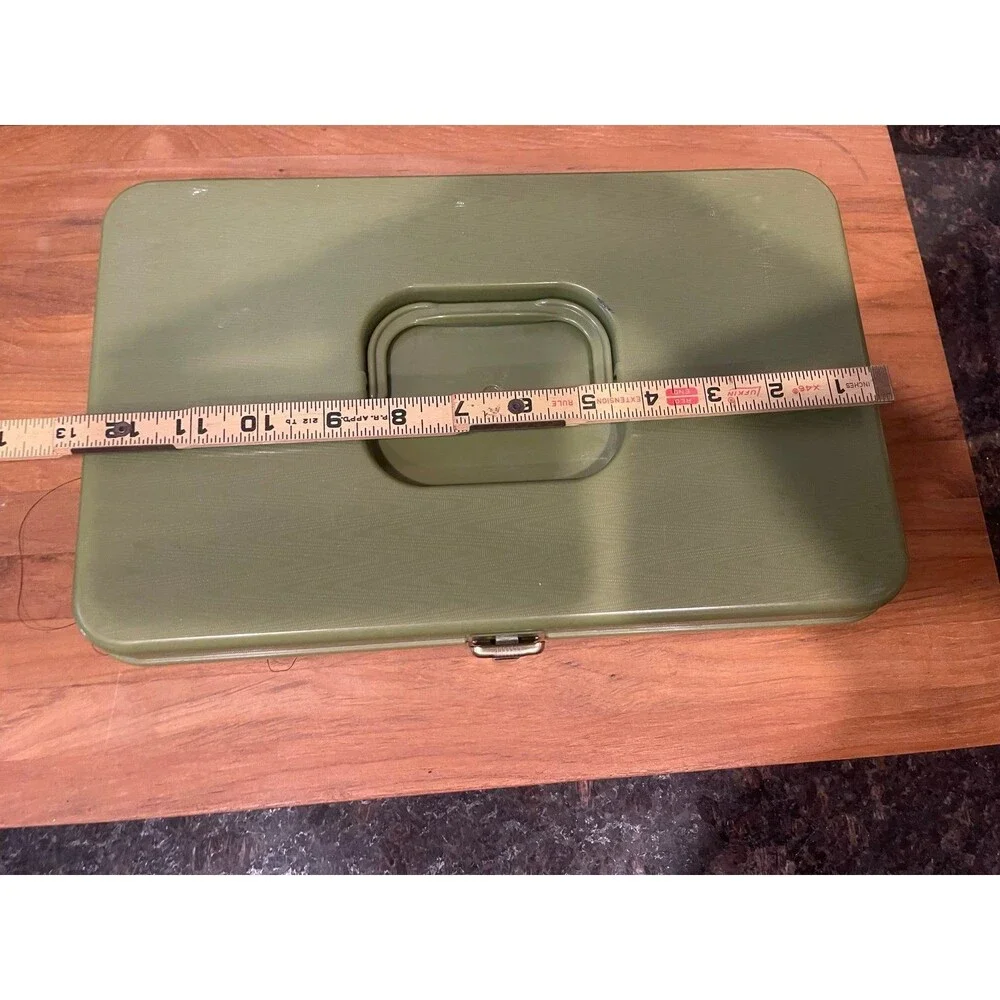Vintage Sewing Thread Box with vintage threads -A